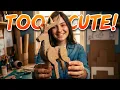 This Tiny Cardboard Deer Is WAY Too Cute