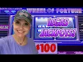 Download Lagu $100 Wheel of Fortune or Wheel of Torture? You Decide! Las Vegas Jackpots!