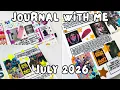 BOOK JOURNAL WITH ME July 2026