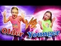 Older Siblings vs Younger Siblings Sisters Trinity and Madison