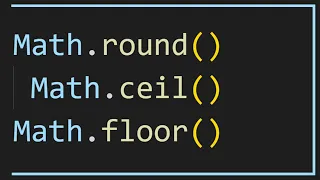 JavaScript Math ceil Math floor and Math round Functions Explained