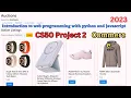 CS50 Commerce Project 02 Introduction to web programming with python and JavaScript