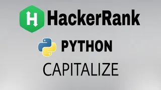 Capitalize Hacker Rank Python Solution English Explanation