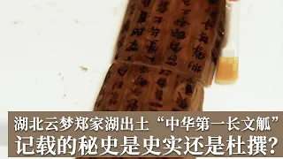 湖北云梦郑家湖出土“中华第一长文觚” 失传文献写谋士筡游说秦王之谜 魏越之战也真假难辨 记载的秘史是史实还是杜撰？《探索·发现》《世纪考古大发现》第二季（57） |  中华国宝