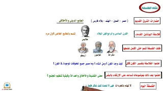 شرح درس الفلسفه نشأتها وتعريفها فلسفة أولى ثانوى نظام جديد 2021 