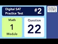 Digital SAT 2 Math Module 1 Question 22 xy-plane