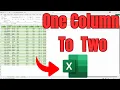 Split One Column into Multiple in Excel - No Manual Copy