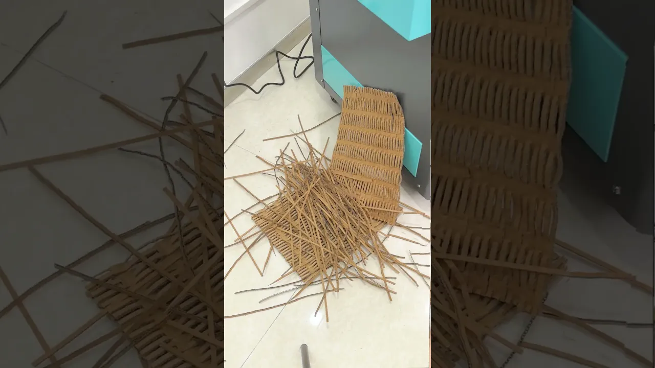 Cardboard Net is a kind of Cushion Packing Materials made from Cardboard Shredder. It's Workable