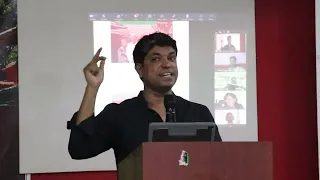 Still from a past alumni event video