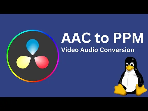 Download MP3 AAC to PCM Video Audio Conversion On Ubuntu Linux With Videomass (For Editing In Da Vinci Resolve)