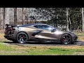Zeus Bronze C8 Corvette 2M Fabrication Headers and Cats with AWE Track exhaust
