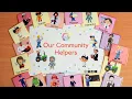 Interactive Community Helpers Busy book for kids Jobs Professions for Preschool