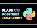 Python PostgreSQL Javascript - Aplicacion Web CRUD Flask y Vanilla JS