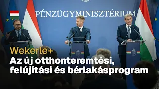 Élőben az új Wekerle otthonteremtési, energetikai felújítási és bérlakásépítési programokról
