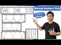 Missing Numbers Tricks Maths Tricks Reasoning Puzzles imran sir maths