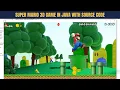 Super Mario 3d Game In java With Source Code Thinkswithyou