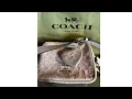 Coach Pink Denim Carey Crossbody Bag Signature Denim 26