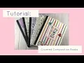 Quick and Easy Covered Composition Book Tutorial
