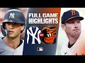 YANKEES vs ORIOLES Full Game Highlights August 19 2026 MLB Season