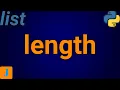 How To Get The Length Of A List In Python