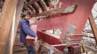 Timber Boat Building – Installing Stern Assembly /EP44