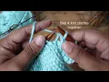 Knitting Tutorial-ssk and k2tog