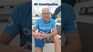 Symptoms of parkinson’s disease, number 6:  Constipation.