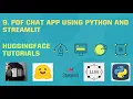 9 PDF CHAT APP USING PYTHON AND STREAMLIT