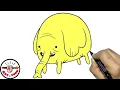 How to draw tree trunks from adventure Time step by step