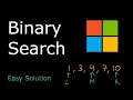 Binary Search LeetCode 704 Python