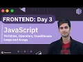 Frontend Day 3 Intro to JavaScript