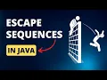 Escape Sequences In Java