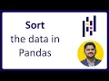 19 How to sort data in Pandas Complete Python Pandas Tutorial for Data Science Amit Thinks