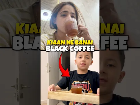 Kiaan ne banai mere liye black coffee😍😭 #shortsyt #blessed #babyboy #kiaan #blackcoffee #theghai