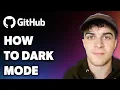 How to Github Dark Mode Full 2024 Guide