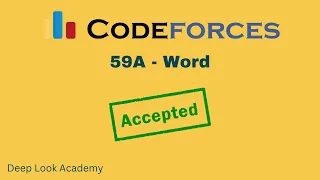 59A - Word Codeforces Solution Bangla C Language