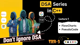 Lecture 1 Mastering Flowcharts and Pseudocode DSA Placement Series C