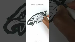 Coloring Philadelphia Eagles Logo