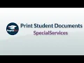 ProgressBook SpecialServices Print Student Documents
