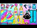 Download Lagu Rainbow VS Blue School Supply \u0026 Dress Up - Barbie Hair Makeover Handmade - DIY Arts \u0026 Paper Crafts