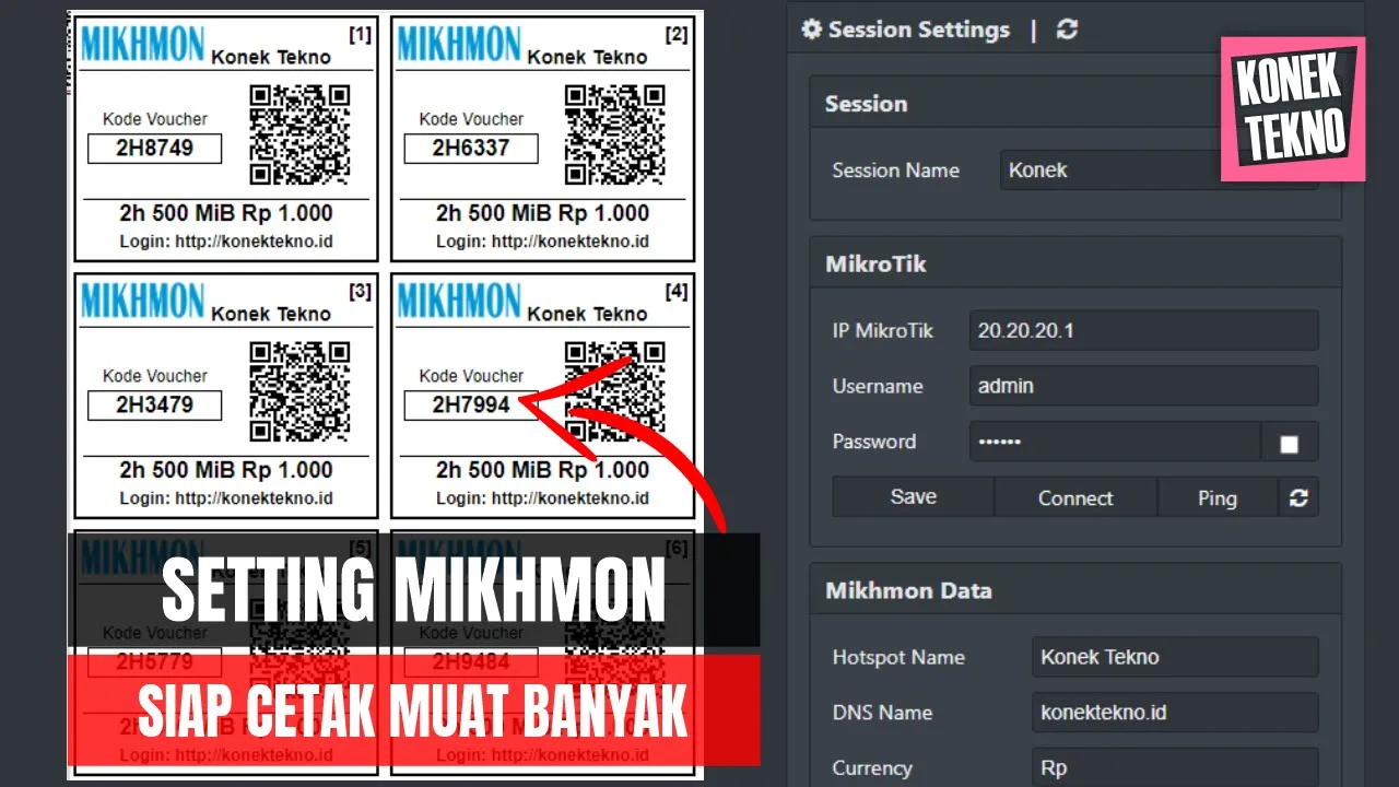 TUTORIAL BUAT USER / VOUCHER HOTSPOT MIKROTIK VIA HP ANDROID | SCREEN RECORD