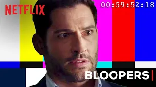 the best bloopers from lucifer netflix