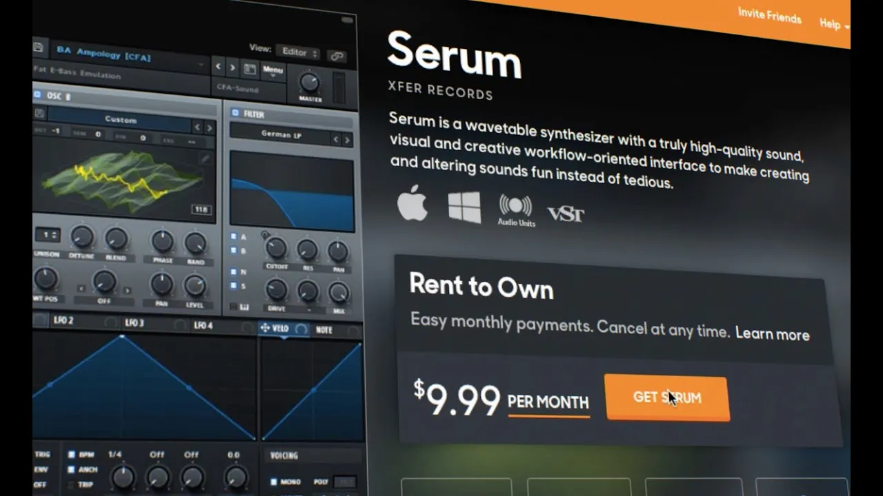 Introducing Rent-to-Own Plugins on Splice with Serum