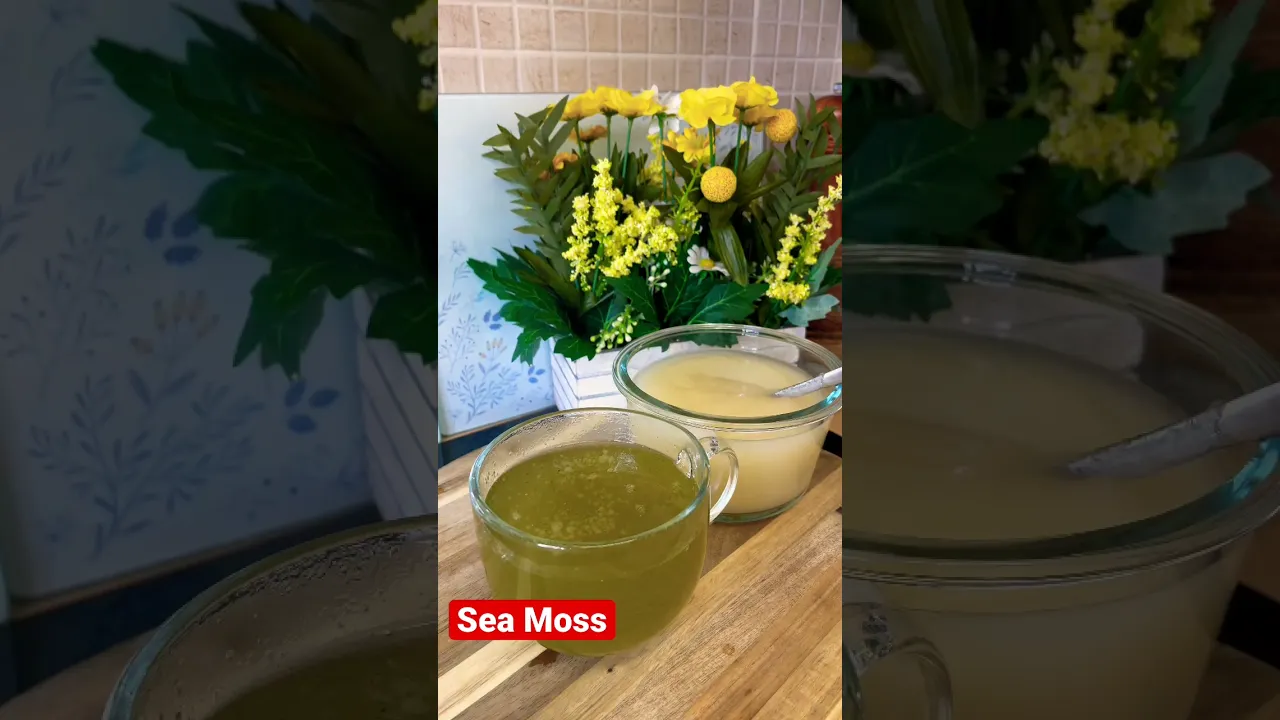 Mix sea moss with  moringa ~The secret nobody will never tell you ~thank me later #shorts