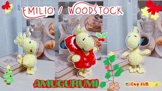 ✨ENG SUB✨EMILIO / Woodstock 🐤💛AMIGURUMI | #parte1 #part1