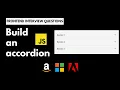 Build an accordion Frontend Interview Question Hindi
