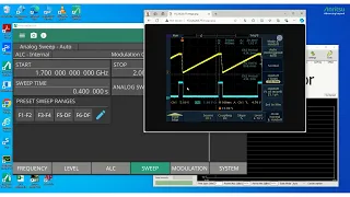 Amplitude Response Measurement using Analog Frequency Sweep