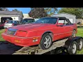 Chrysler Lebaron convertible rear quarter window removal 1987-1995