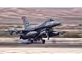 Lagu F-16 Fighter Jets Preflight + Takeoff/Landing At Nellis AFB