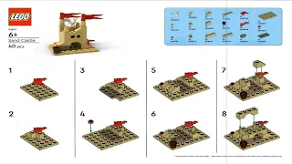 LEGO instructions - Promotional - 6529730 - Sandcastle
